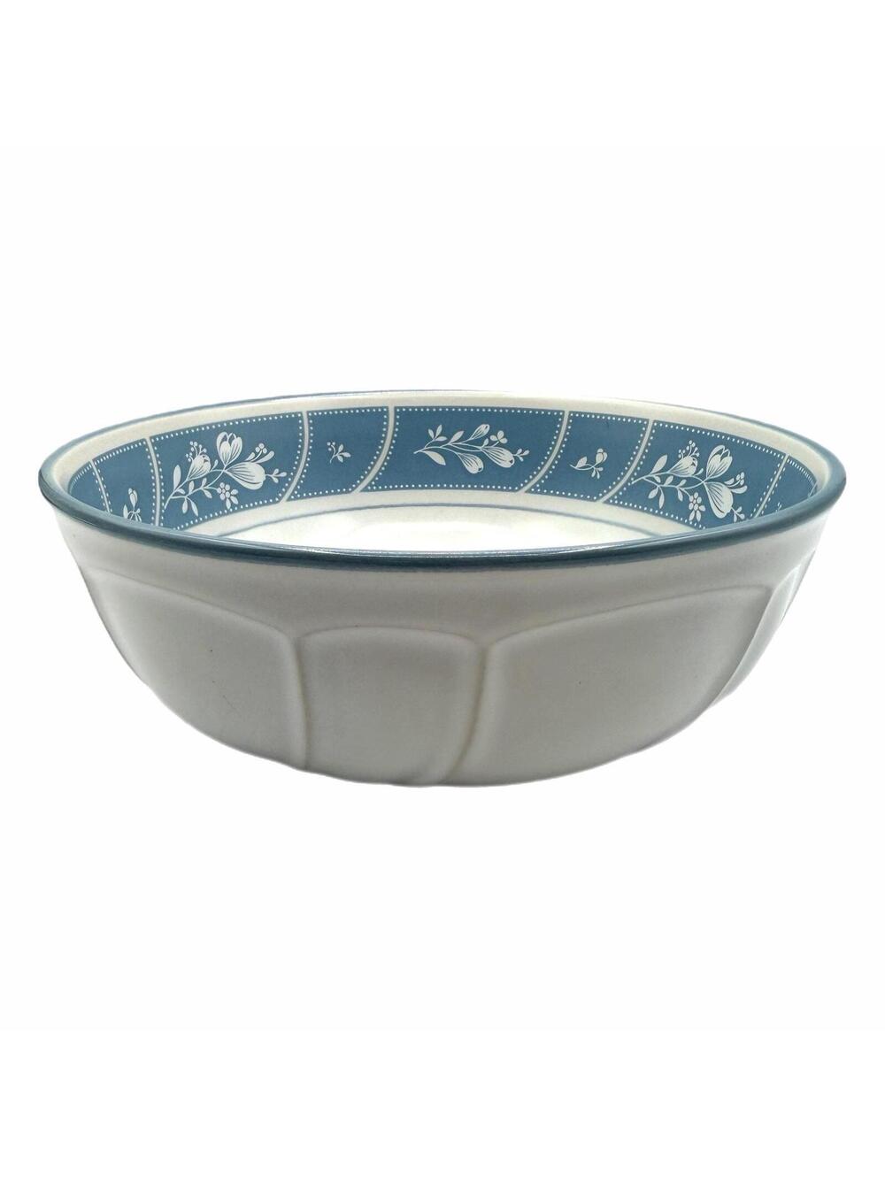 Vintage Noritake Victory Blue 9” Serving Bowl